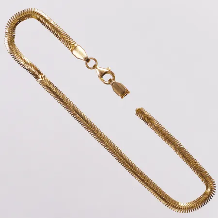 Armband, ca 17cm, defekt av, 22K Vikt: 5 g