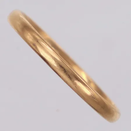 Ring, slät, stl 21, 18K Vikt: 2,5 g