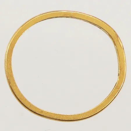 Ring, gravyr, defekt, 23K Vikt: 2,2 g