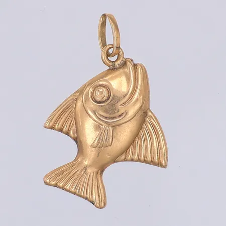 Hänge, fisk, 22mm, 18K Vikt: 1 g