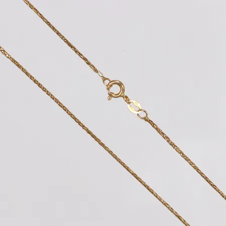 Kedja, Svedbom & Co, 42,5cm, bredd 0,9mm, ojämn, 18K Vikt: 2,7 g