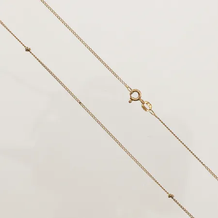 Kedja, defekt, knut, 18K Vikt: 2,3 g