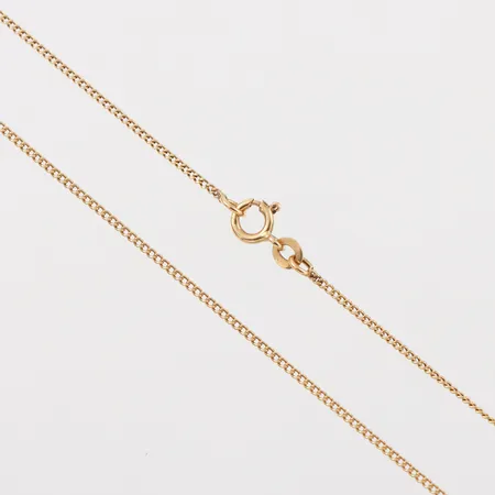 Collier Pansar,längd ca 49 cm,bredd 1.3 mm,18k. Vikt: 0 g