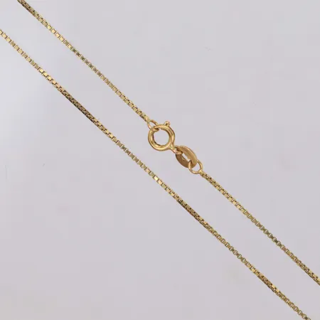 Kedja, Venezia, längd 51cm, bredd 0,9mm, 14K Vikt: 3,5 g