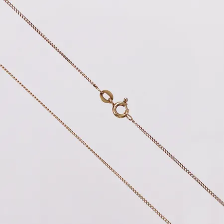 Kedja, Pansar, 48cm, bredd 1mm, missfärgad vid lås, 18K Vikt: 1,9 g