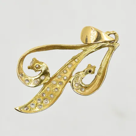 Diverse defekt guld med stenar, 18K. Vikt: 3 g