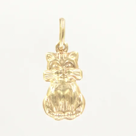 Hänge Katt, längd 2 cm, 18K Vikt: 0,8 g