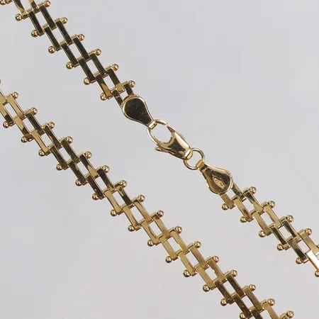 Collier Staket 42cm bredd 7mm SCO 18K Vikt: 20,5 g