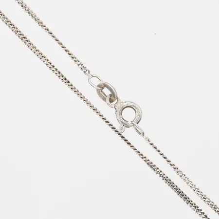 Kedja, Pansar, längd: 38 cm, bredd: 1,5 mm, 925/1000 silver. Vikt: 1,8 g