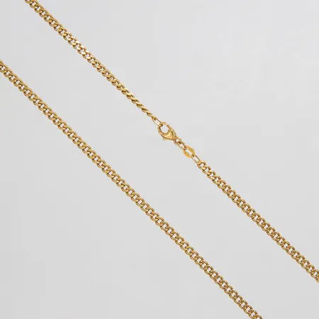 Kedja, Pansar, längd: 55,5cm, bredd: 1,6mm, 21K Vikt: 7,4 g