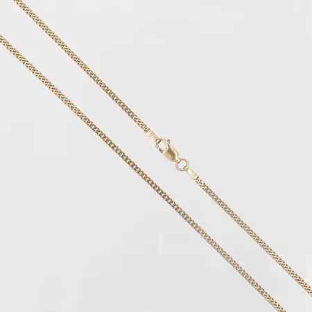 Kedja, Pansarlänk, längd 39,5cm, bredd 2mm, 18K guld Vikt: 6,5 g