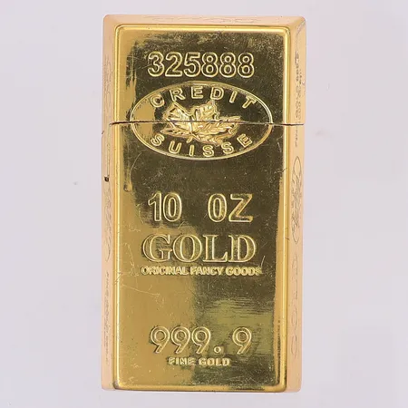 Tändare formad som en guldtacka, 6,8cm, 3,5cm Vikt: 0 g