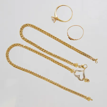 Diverse guld, defekt, 18K Vikt: 11,4 g