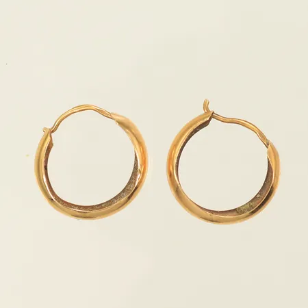 Örhängen, defekta, buckliga, 18K, 1,4g Vikt: 1,4 g