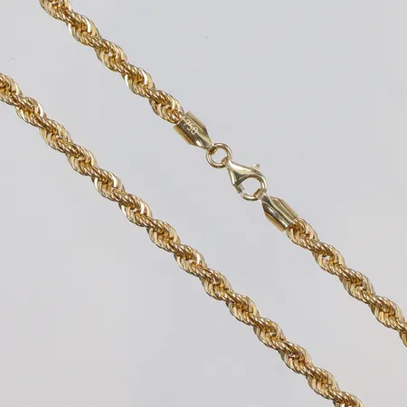 Halskedja cordell, längd 60cm, bredd 3mm, 18K Vikt: 8,2 g