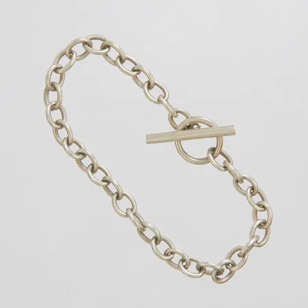 Armband, Ankar, längd: 19cm, bredd: 6,2mm, T-lås, GHA, silver, 925/1000 Vikt: 12,7 g