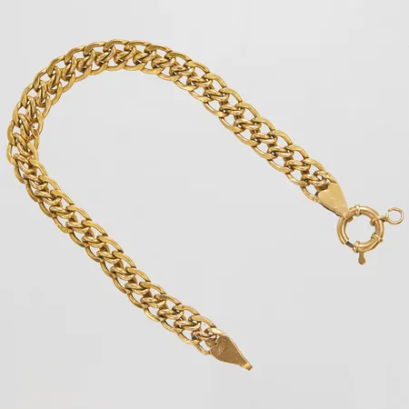 Armband, längd: 20,8cm, bredd: 8mm, defekt lås, skevt, 18K Vikt: 8,2 g