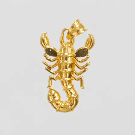 Hänge, Skorpion, 25,6x13,4mm, 18K Vikt: 1,8 g