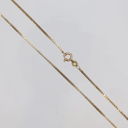 Kedja Venezia 39,5cm bredd 1mm Uno-A-Erre Italien 18K Vikt: 4,7 g