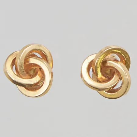 Örhängen ett par, 12mm, 18K, 2,4g.