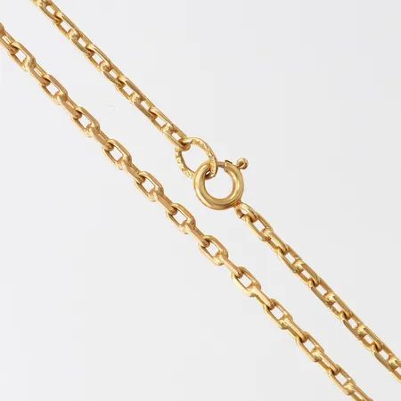 Kedja Ankar, längd 47,5cm, bredd 2,3mm, 18K. Vikt: 10,4 g