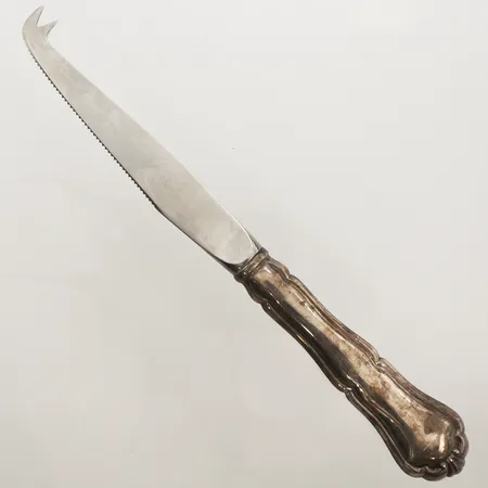 Ostkniv modell Viktoria, längd 21cm, blad i rostfritt stål, finska stämplar, 830/1000 silver Bruttovikt 66,8g