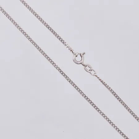 Kedja Pansar, längd ca 48,5cm, bredd ca 2mm, 925/1000 silver Vikt: 3,6 g