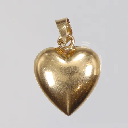 Hänge hjärta 11x16mm inklusive hängöglan, 18K Vikt: 0,9 g