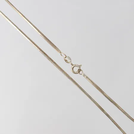 Kedja halvstel, längd 50,5cm, bredd 1,8mm, Silver 925/1000. Vikt: 8,2 g