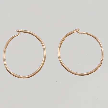 Örringar ett par Ø13mm, 14K 0,6g.