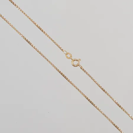 Kedja, Venezia, 43,5cm, bredd:1,3mm, 18K, 5,0g.
