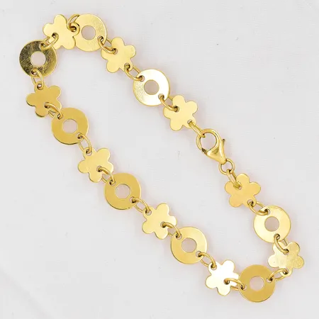 Armband 19,5cm, bredd 9,4mm, 18K Vikt: 8,5 g