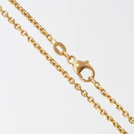 Kedja Ankar, längd 50,5cm, bredd 2,1mm, 18K. Vikt: 9,6 g
