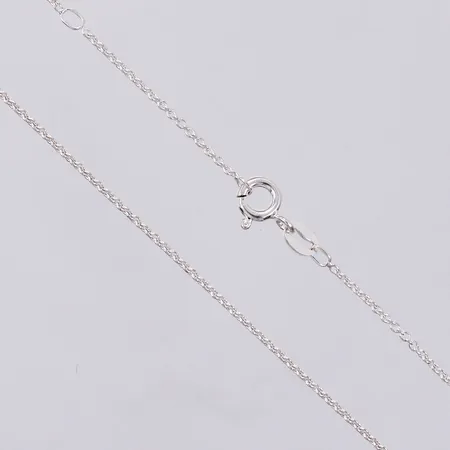 Kedja Ankarlänk, längd: ca 45,5cm, bredd: ca 1mm, silver, 925/1000 Vikt: 2 g