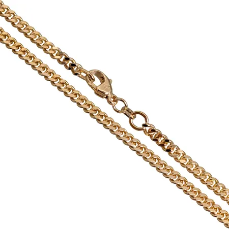 Halskedja Pansar, 18K guld, Balestra Italien, S&Co, svensk kontrollstämpel, längd 65,0 cm, bredd 3,3 mm, tjocklek 1,7 mm, fint skick Vikt: 29,2 g