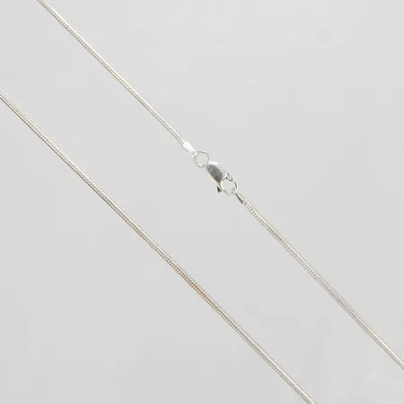 Kedja ormlänk, längd ca 49cm, bredd 2mm, 925/1000 silver Vikt: 12,8 g