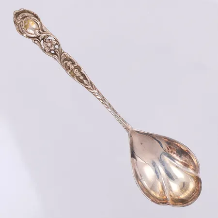 Marmeladsked blomma, Gewe Silvervarufabriken AB, kattfot 830/1000 silver Vikt: 15,7 g