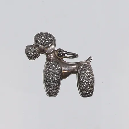 Hänge i form av pudel 14x18mm silver 835/1000 Vikt: 1,6 g
