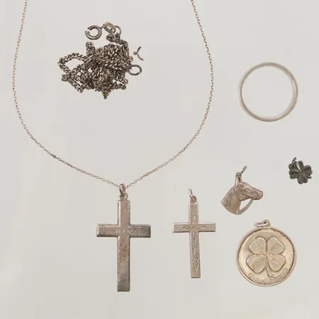 Diverse silversmycken, S92571000, 21,3g.