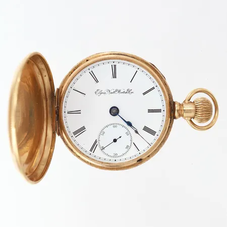 Fickur Elgin, manuell, 14K, sekundvisare, ref-nr: 181317, boett-nr: 6154916, inneboett i 14K, saknar glas, 14K.