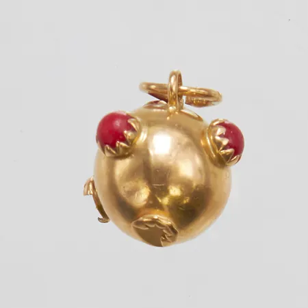 Hänge, 25,5x15,5mm, ostämplat, 18K Vikt: 2,8 g