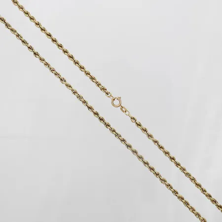 Kedja, Cordell, 85cm, bredd 4mm, ojämnheter, lagningar, 18K Vikt: 19 g