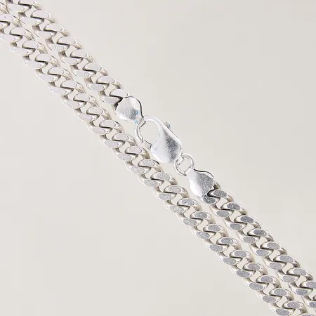 Kedja Pansar, längd 55,5cm, bredd 7mm, silver 925/1000 Vikt: 67,6 g