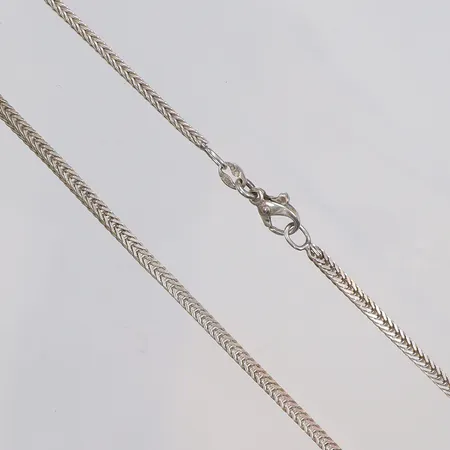 Kedja Rävsvans 43cm bredd 3mm silver 925/1000 Vikt: 9,6 g