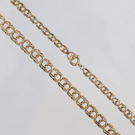 Collier doserad Bismarck 45cm bredd 3-7mm 18K Vikt: 19,2 g