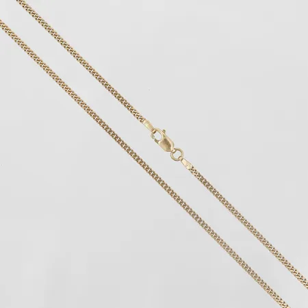 Kedja, Pansarlänk, längd 43cm, bredd 2mm, 18K guld Vikt: 7 g