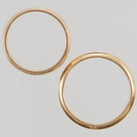 2 Ringar, graverade 18K 12,9g.