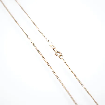 Halskedja, pansar, 45cm, bredd 1,5mm, 18k Vikt: 3,1 g