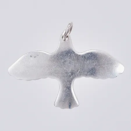 Hänge "Dove" Emma Israelsson, längd ca 2cm, bredd ca 26mm, 925/1000 silver Vikt: 1,7 g