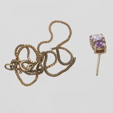 Diverse skadad silver 925/1000 Vikt: 2,9 g